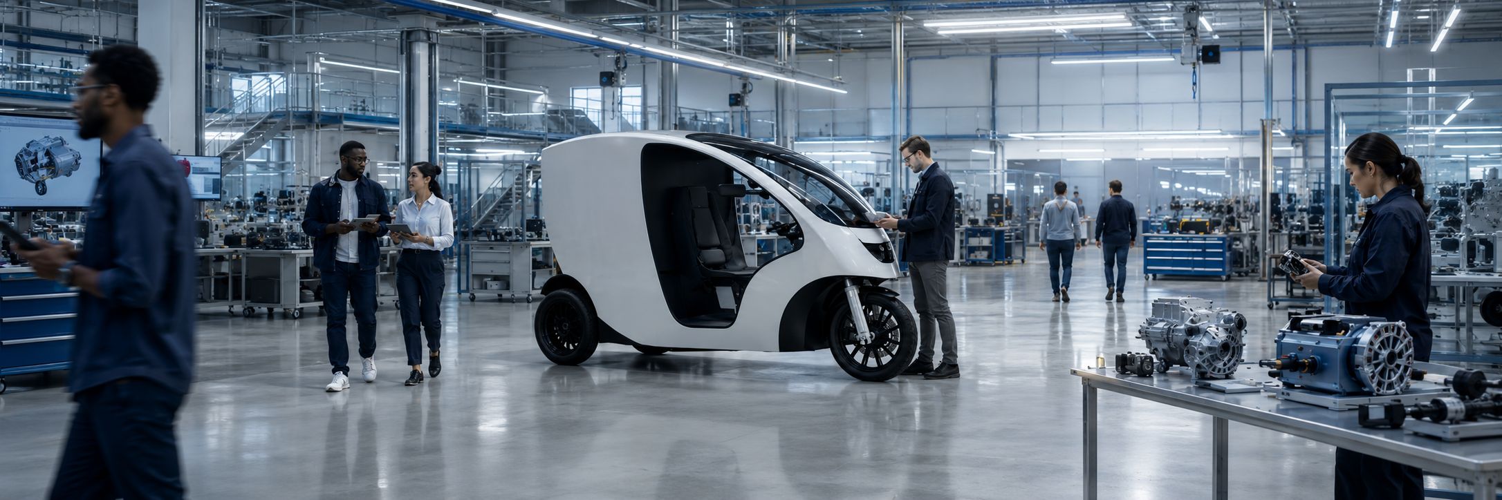 Transport & Automotive - electric vehicle manufacturing